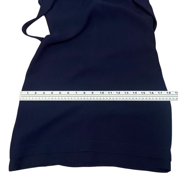 The Kooples Navy Blue Cut Out Cap Sleeve Sheath Mini Dress SZ S - Picture 10 of 12